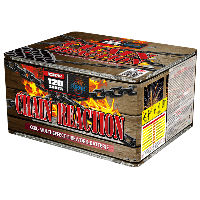 Салют Chain Reaction на 120 выстрелов Фото 1