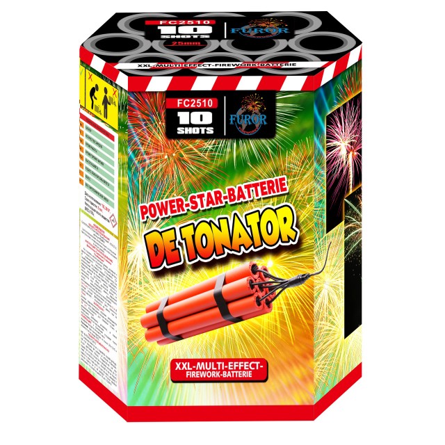 Салют Detonator на 10 выстрелов Фото 1