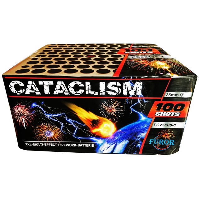 Салют Cataclism на 100 выстрелов