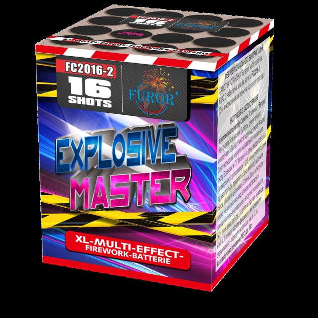 Салют Explosive Master на 16 выстрелов