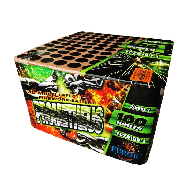 Салют Prometheus на 100 выстрелов