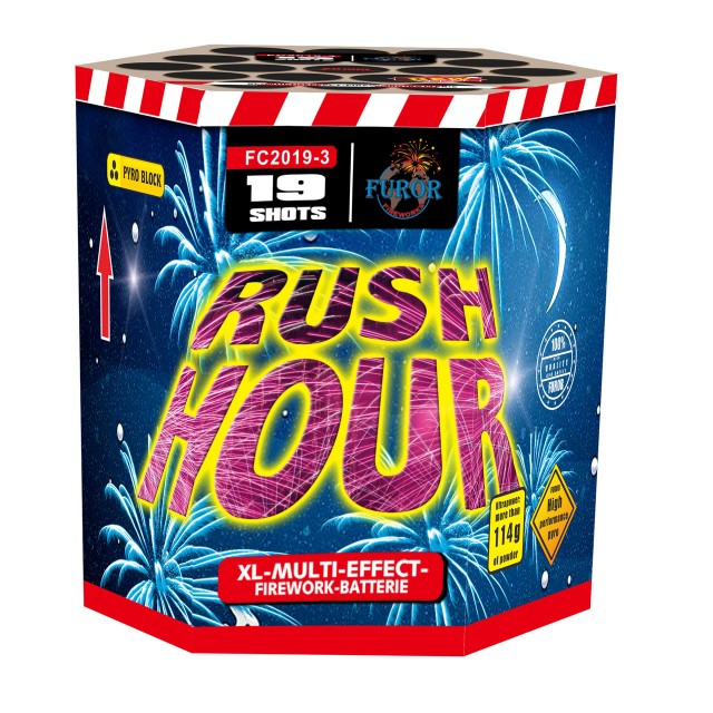 Салют Rush Hour на 19 выстрелов Фото 1