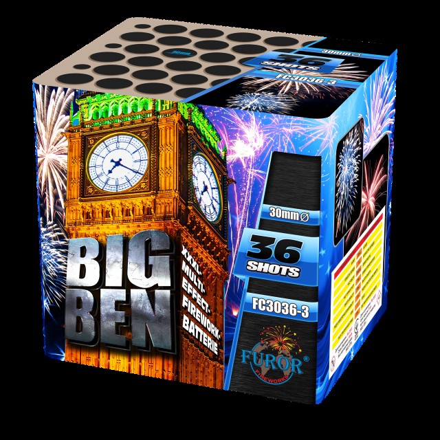 Салют Big Ben на 36 выстрелов